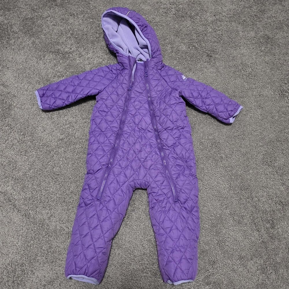 Snozu Lavender Quilted Baby Snowsuit 24M